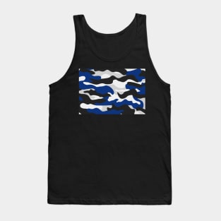 CAMO CAMOUFLAGE - BLUE Tank Top